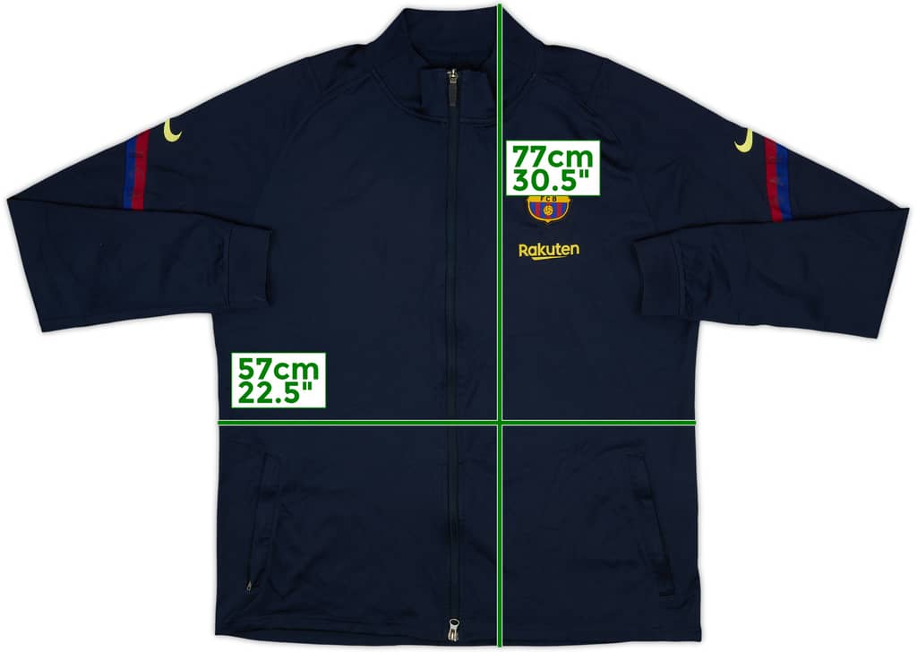 2020-21 Barcelona Nike Track Jacket - 5/10 - (XL)