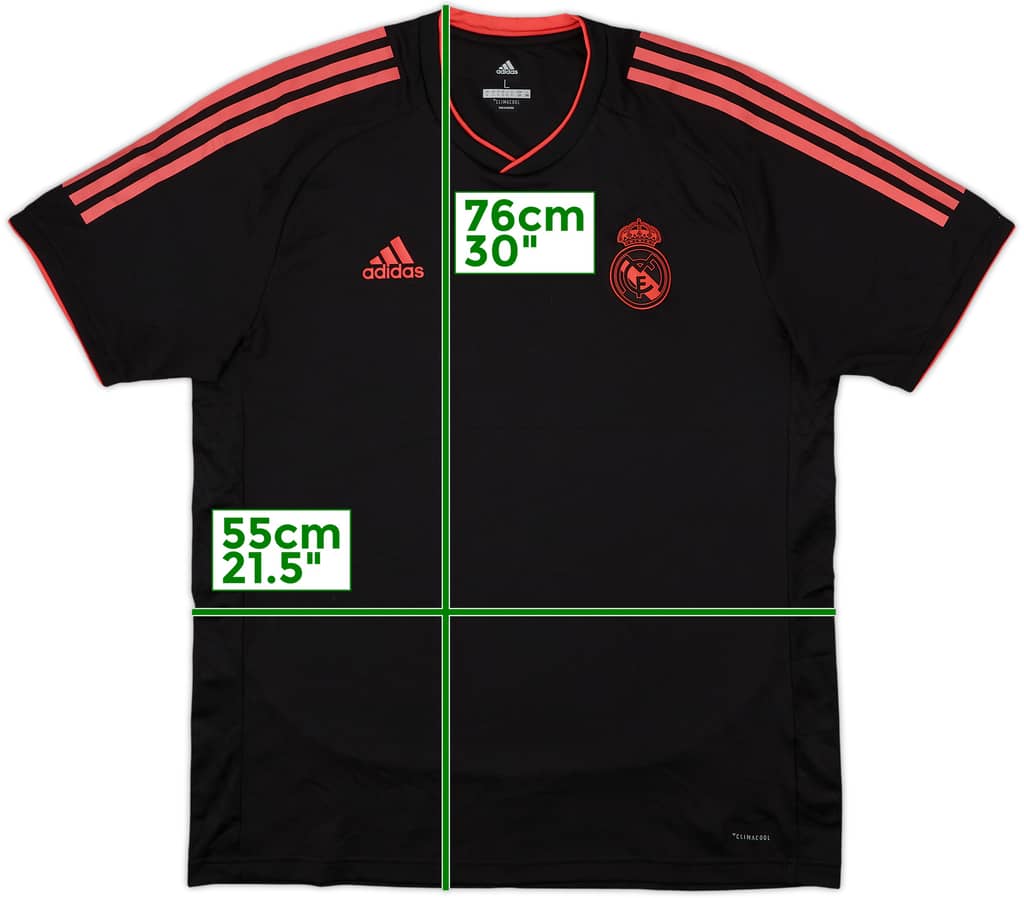 2018-19 Real Madrid addias Training Shirt - 10/10 - (L)