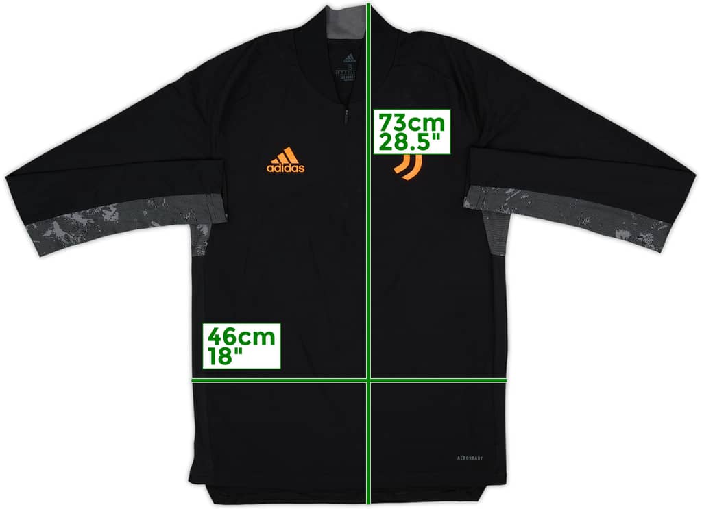 2020-21 Juventus adidas 1/4 Zip Drill Top - 8/10 - (S)