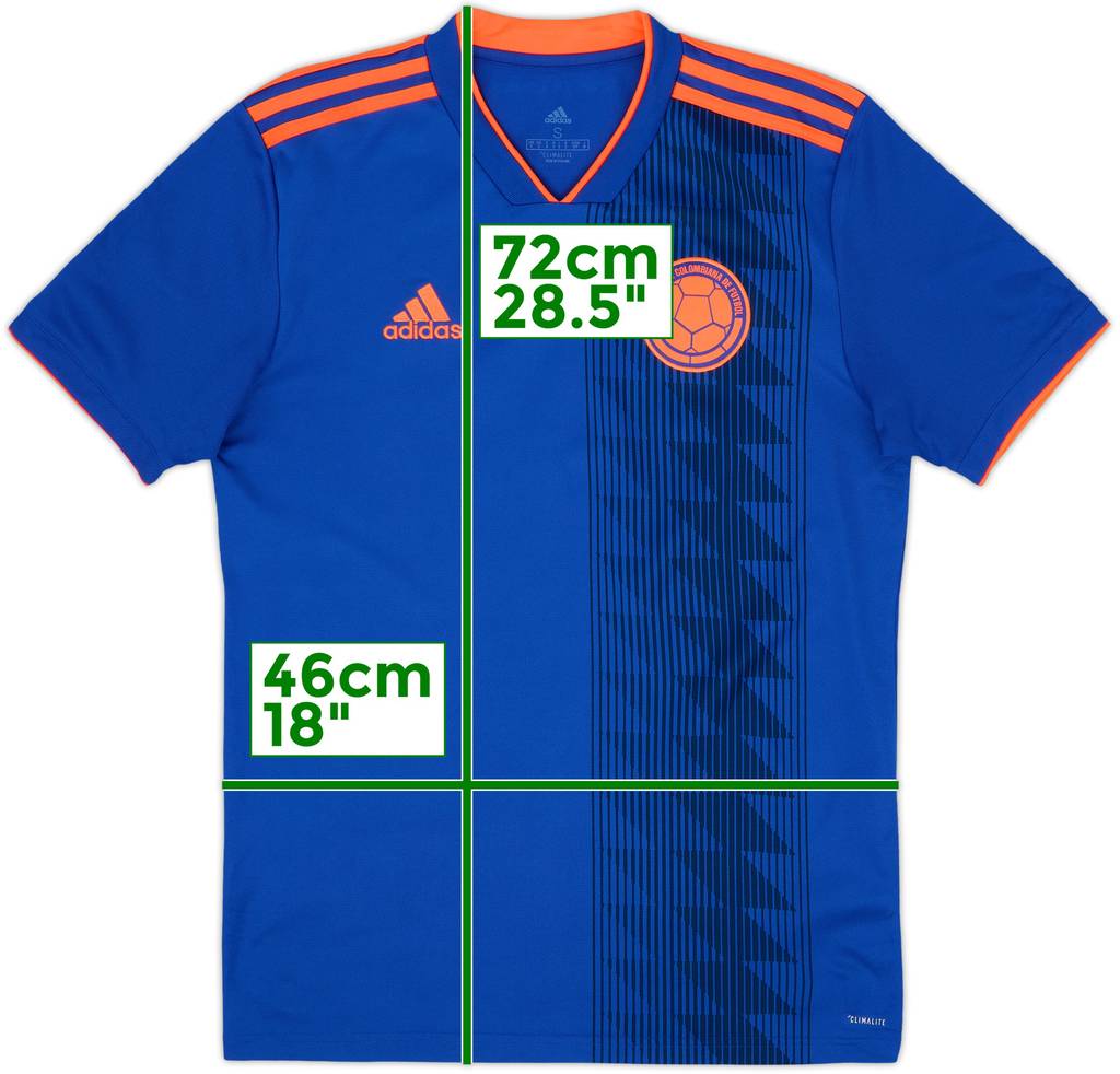 2018-19 Colombia Away Shirt - 10/10 - (S)