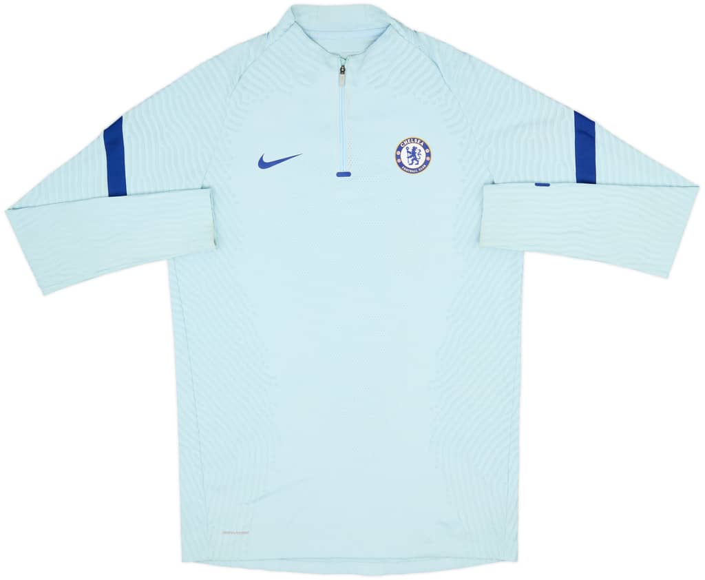 2020-21 Chelsea Nike Vaporknit 1/4 Zip Drill Top - 7/10 - (L)