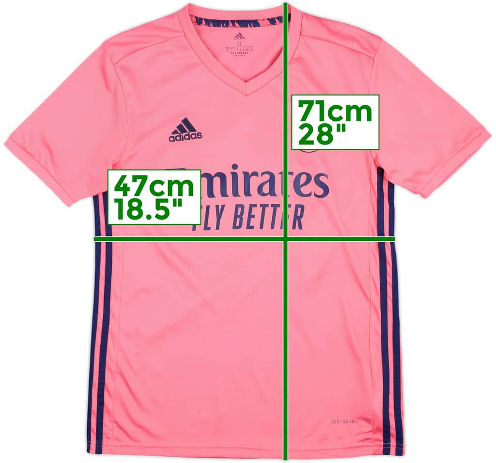 2020-21 Real Madrid Away Shirt - 6/10 - (S)