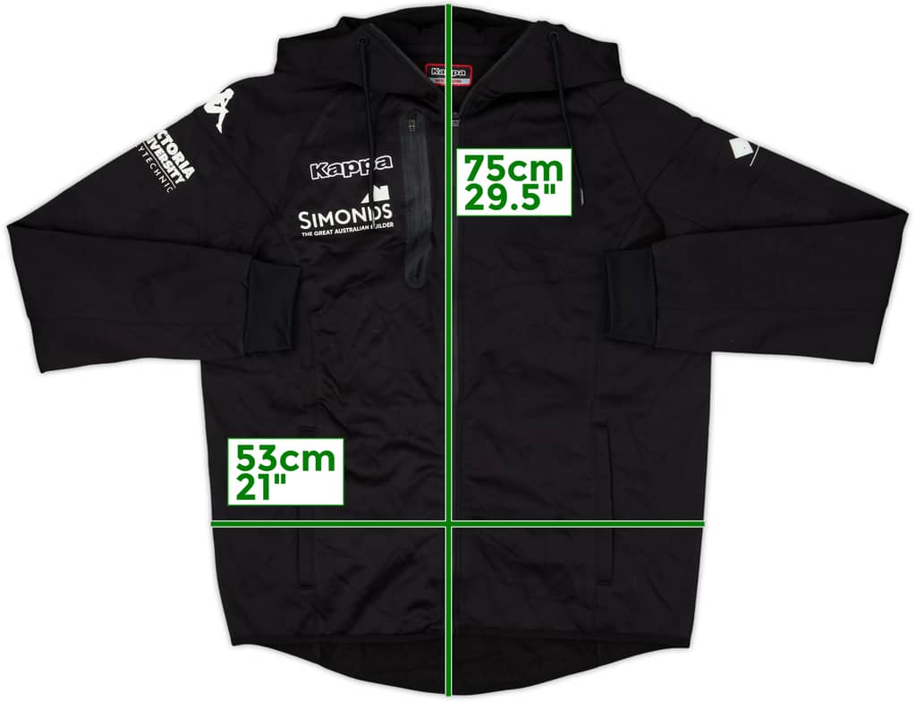 2022-23 Western United Kappa Hooded Track jacket - 8/10 - (M)
