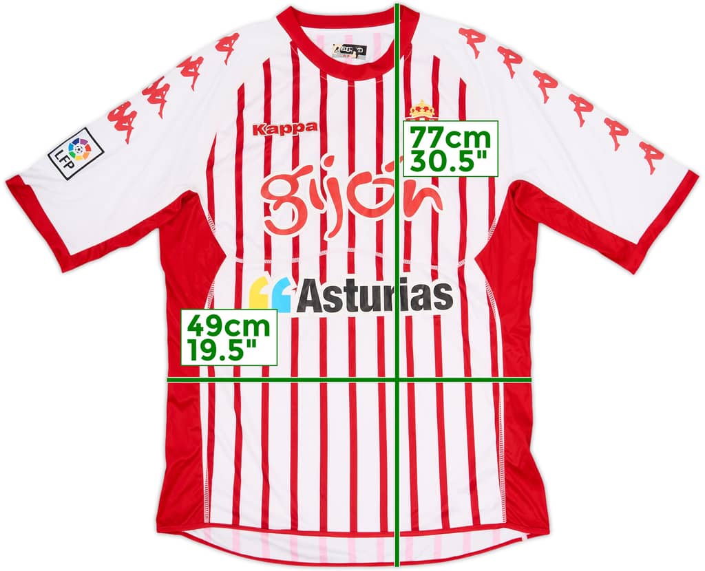 2011-12 Sporting Gijon Home Shirt - 6/10 - (L)