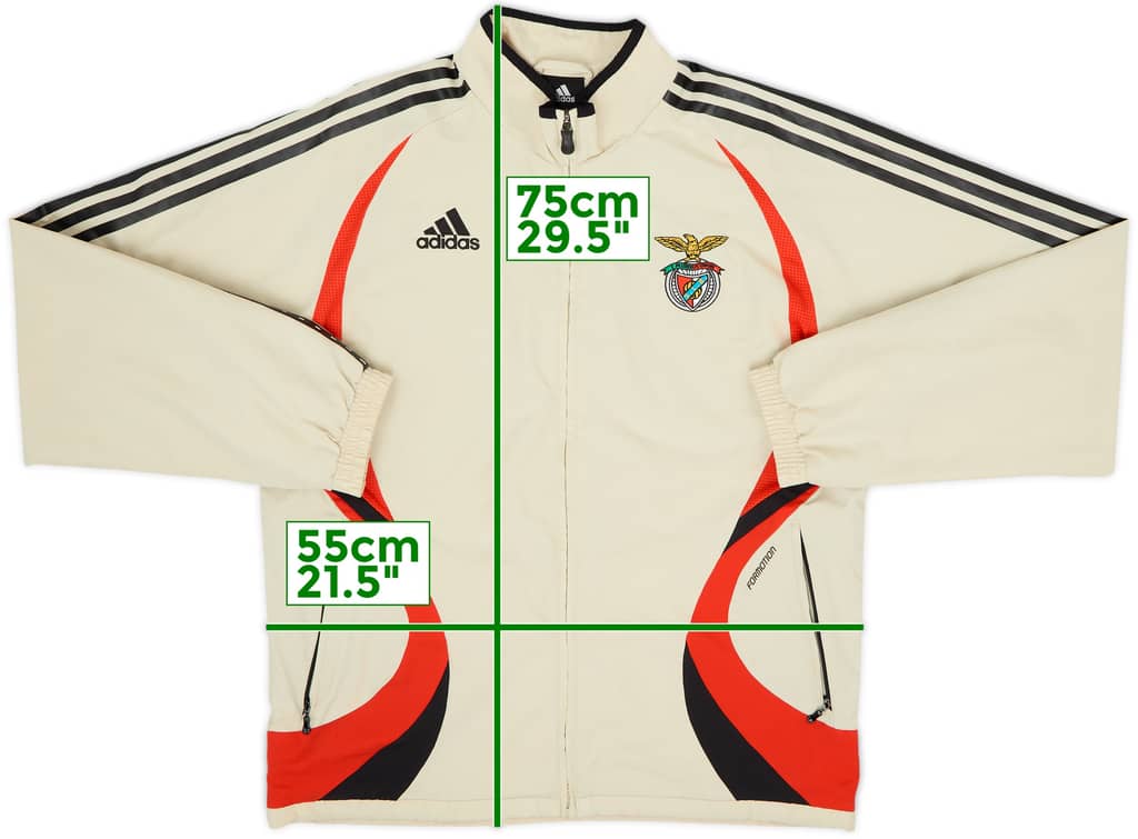 2006-07 Benfica adidas Track Jacket - 8/10 - (M)