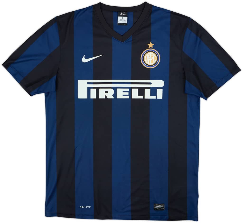 2013-14 Inter Milan Basic Home Shirt - 6/10 - (L)