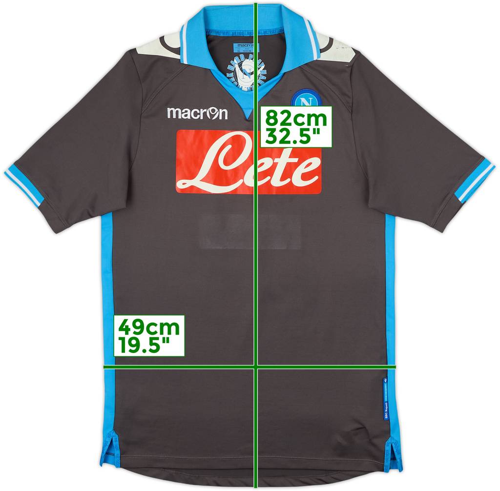 2011-12 Napoli Away Shirt - 4/10 - (XL)