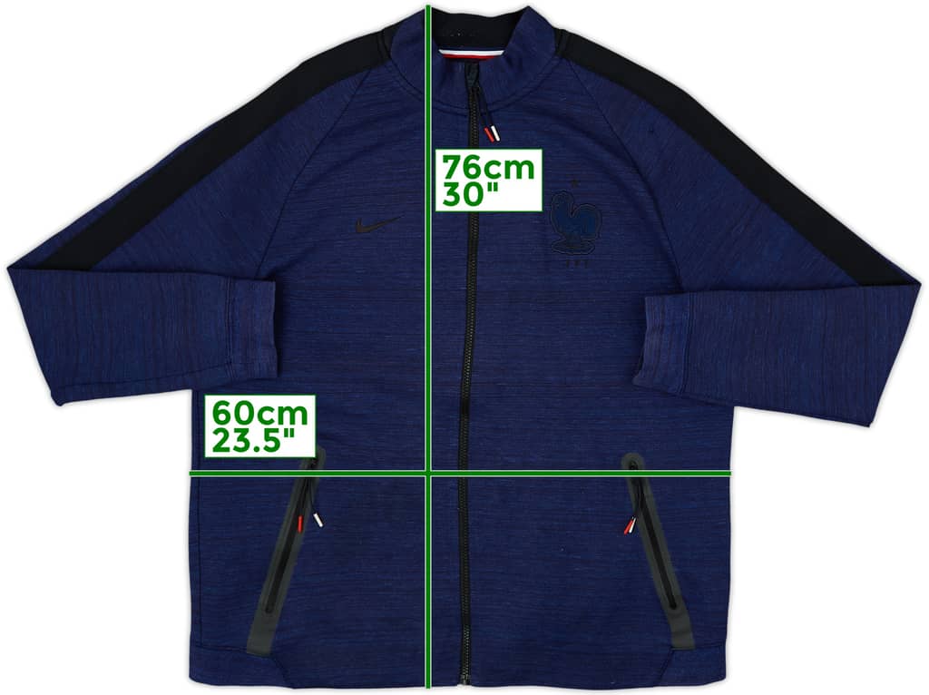 2016-17 France Nike Track Jacket - 8/10 - (XL)