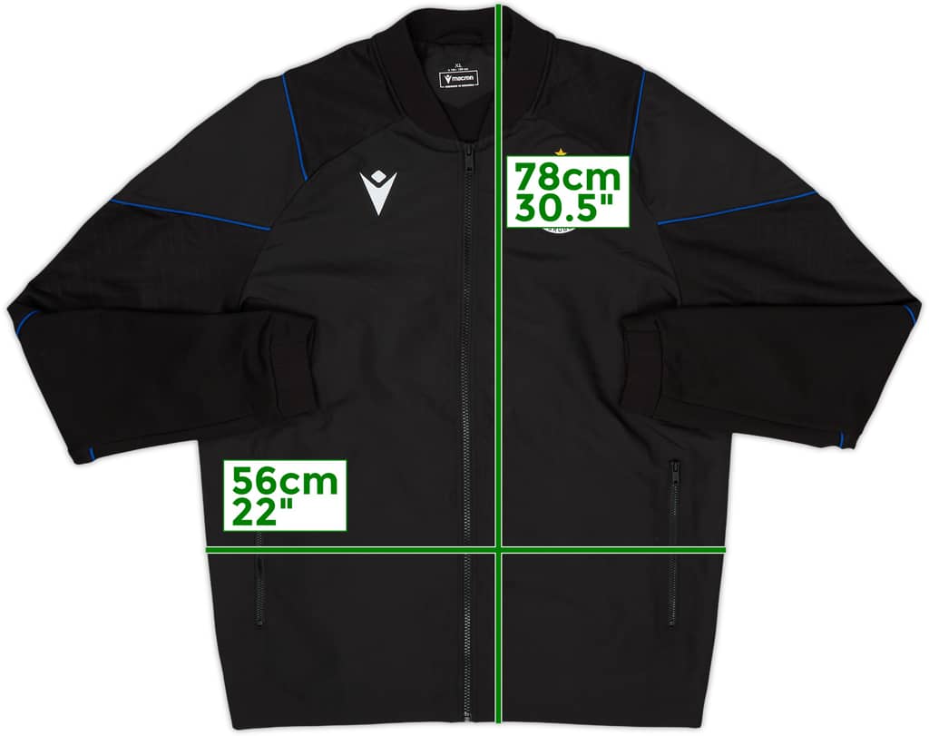 2020-21 Club Brugge Macron Track Jacket - 8/10 - (XL)