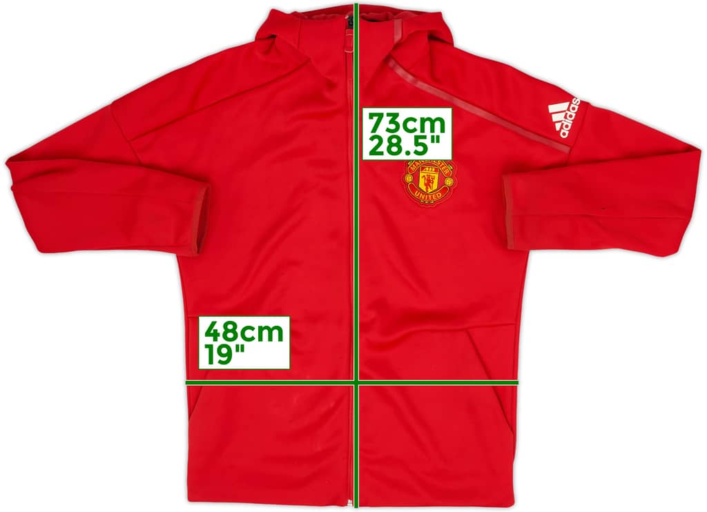 2016-17 Manchester United Nike Hooded Track Jacket - 8/10 - (M)