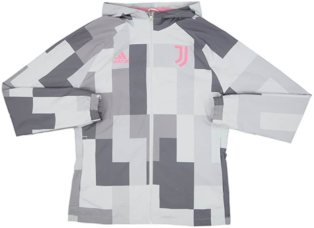 2022-23 Juventus adidas Chaqueta de chándal con capucha - 7/10 - (M)