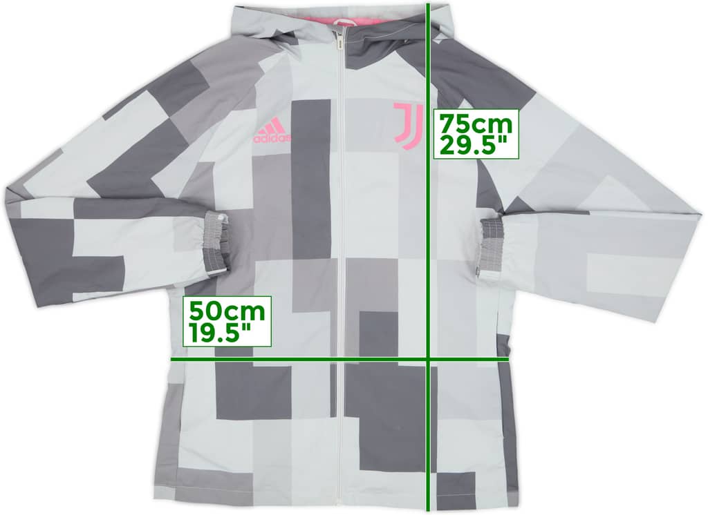 2022-23 Juventus adidas Chaqueta de chándal con capucha - 7/10 - (M)