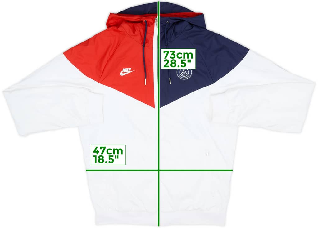 2019-20 Paris Saint-Germain Nike Hooded Track Jacket - 8/10 - (S)