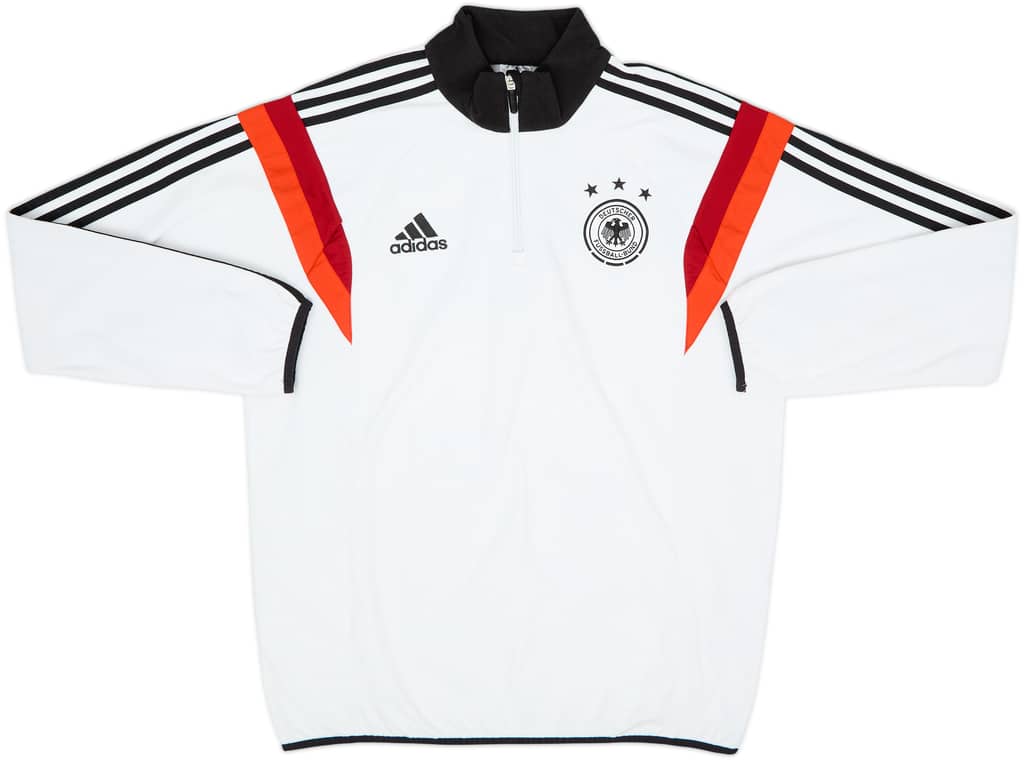 2014-15 Germany adidas 1/4 Zip Fleece Training Top - 8/10 - (L)