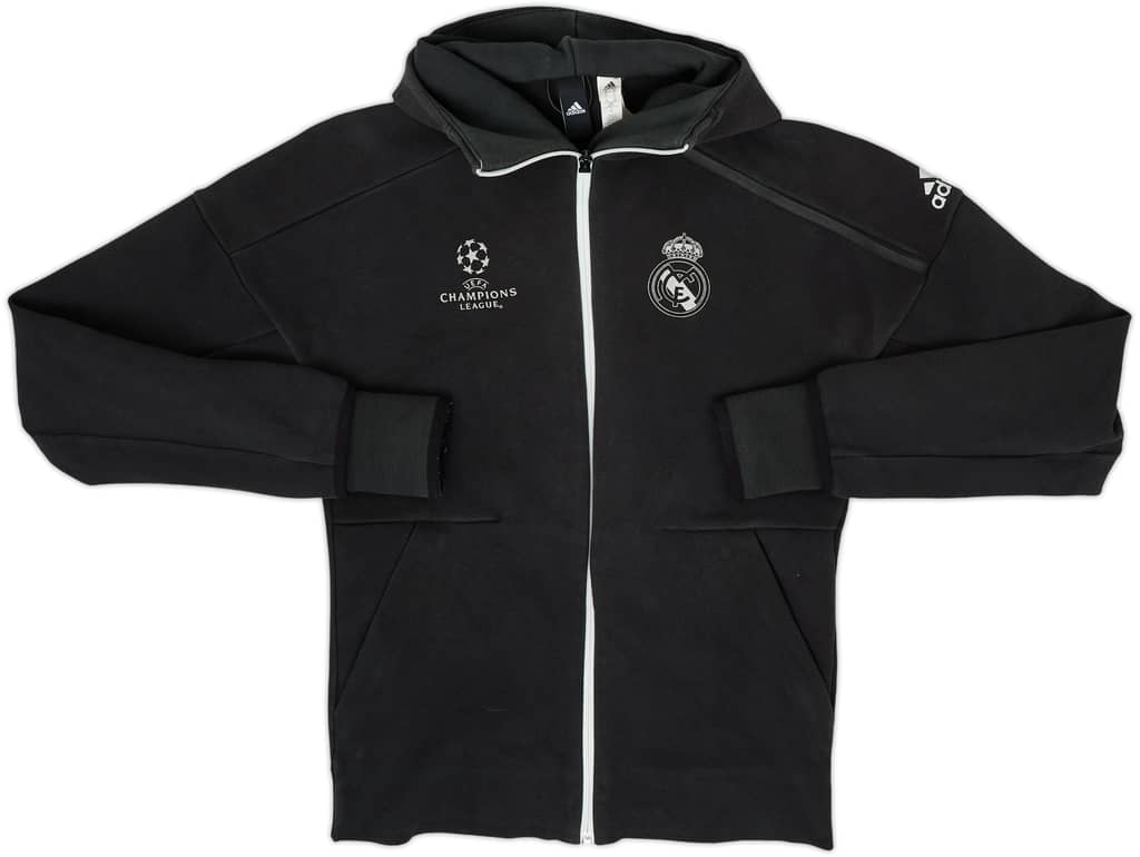 2016-17 Real Madrid adidas CL Hooded Jacket - 6/10 - (XS)