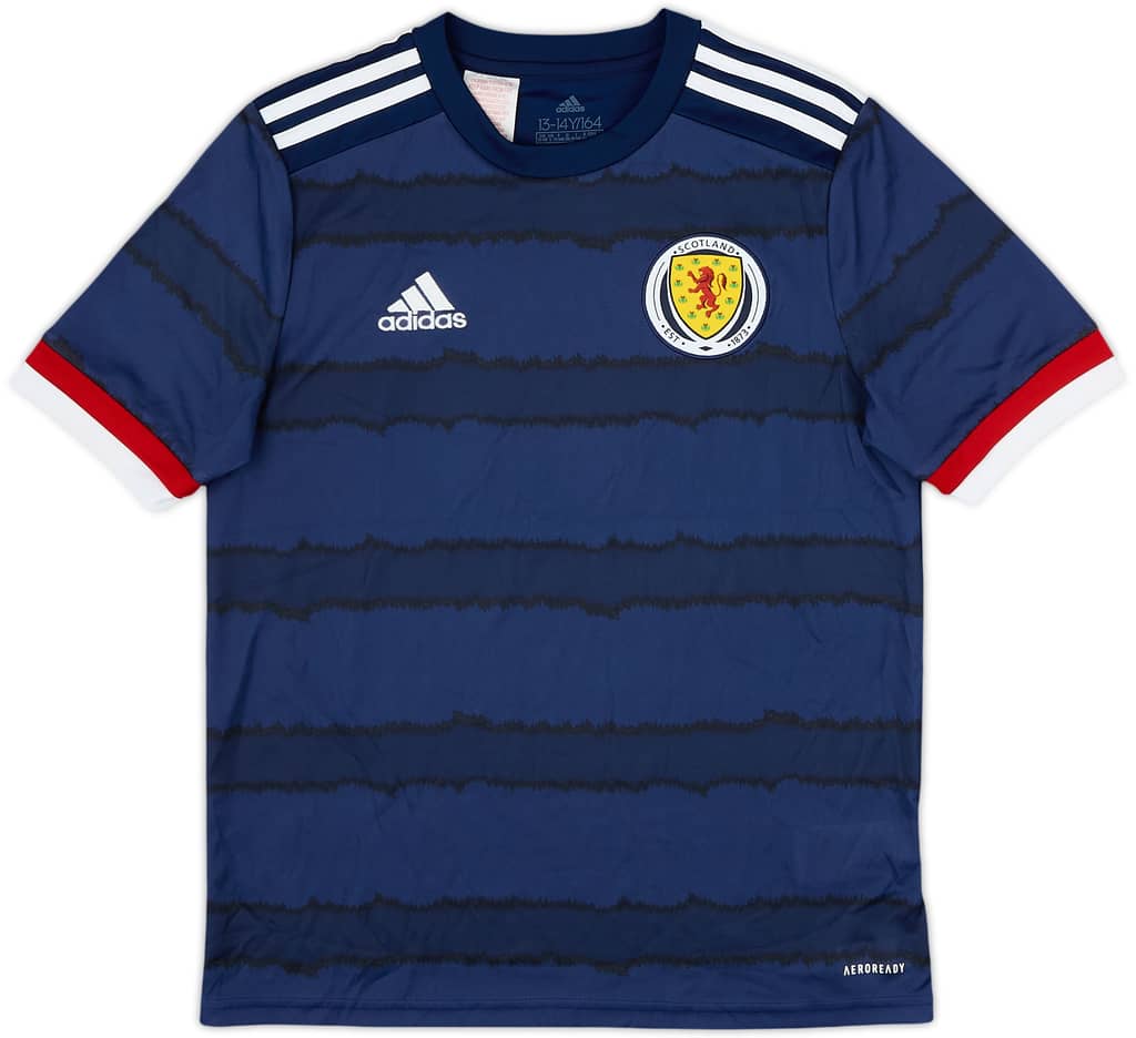 2020-22 Scotland Home Shirt - 9/10 - (L.Boys)