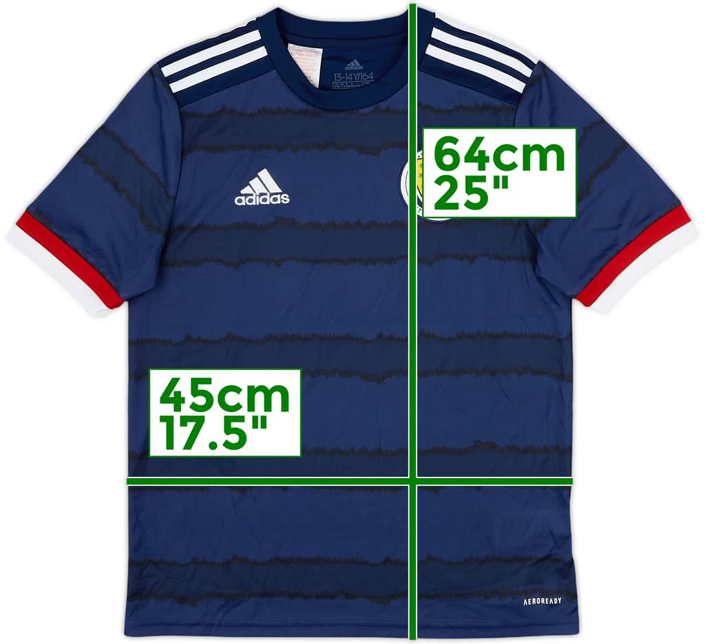 2020-22 Scotland Home Shirt - 9/10 - (L.Boys)