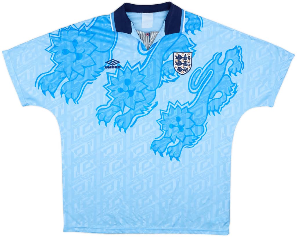 1992-93 England Third Shirt - 8/10 - (XXL)