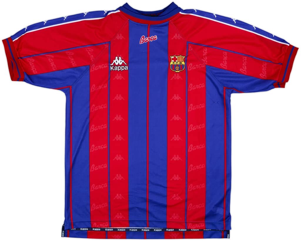 1997-98 Barcelona Home Shirt - 9/10 - (XL)