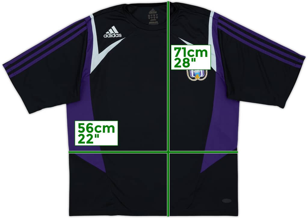 2007-08 Anderlecht adidas Training Shirt - 6/10 - (L)
