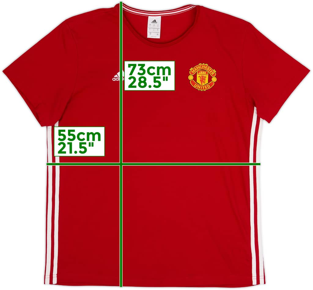 2016-17 Manchester United adidas Training Shirt - 9/10 - (L)