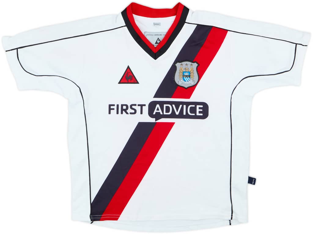 2002-03 Manchester City Away Shirt - 6/10 - (S.Boys)