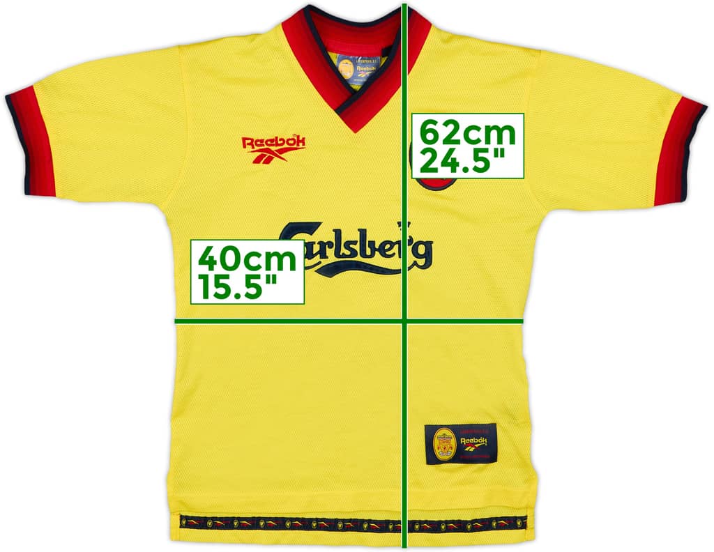 1997-99 Liverpool Away Shirt - 9/10 - (M.Boys)