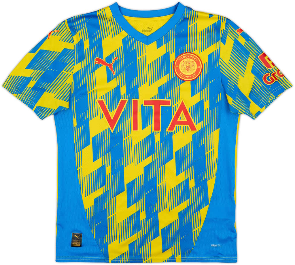 2024-25 Stockport County Third Shirt - 8/10 - (S)
