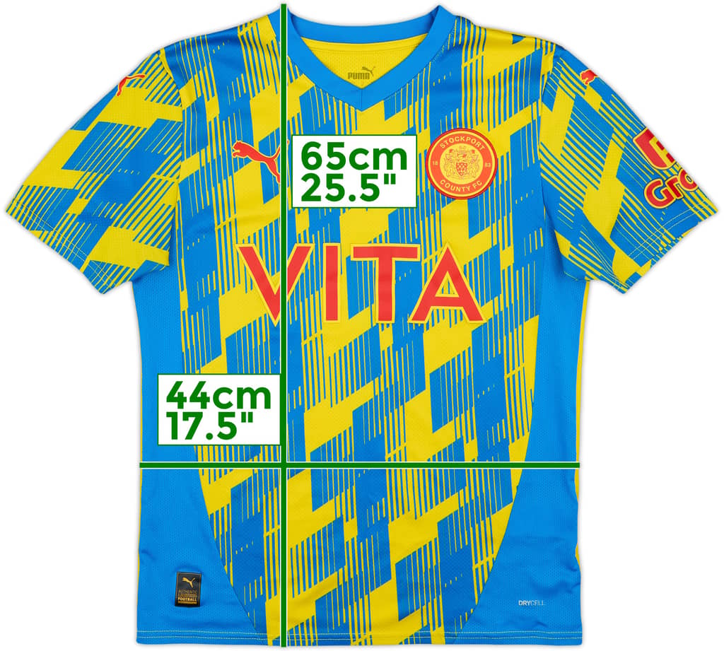 2024-25 Stockport County Third Shirt - 8/10 - (S)