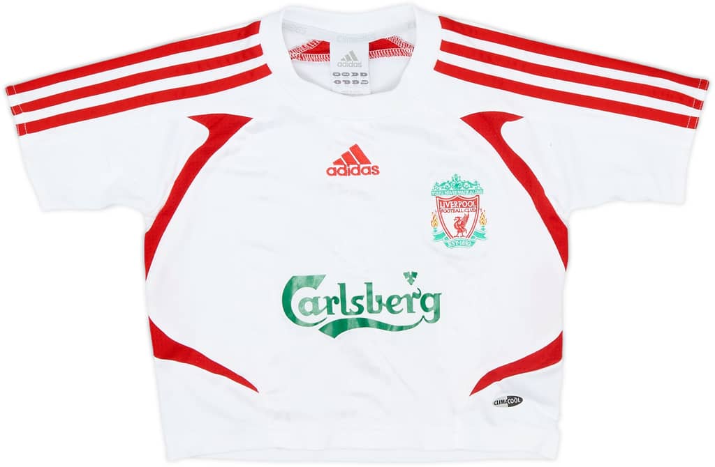2007-08 Liverpool Away Shirt - 6/10 - (3-4 Years)