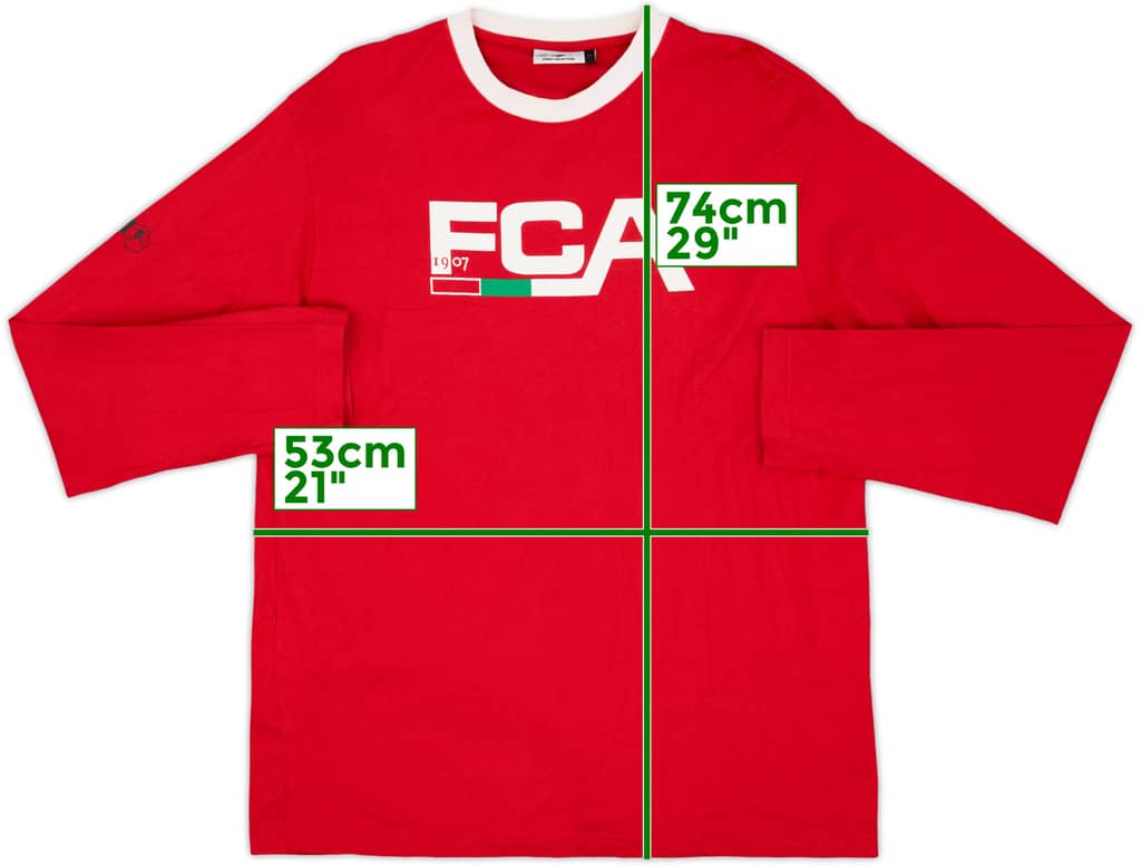 2009-10 Augsburg Do You Football Cotton L/S Tee - 7/10 - (XL)