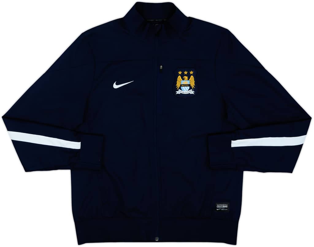 2013-14 Manchester City Nike Track Jacket - 8/10 - (M)