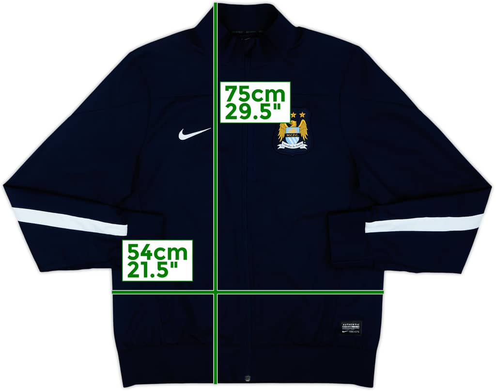 2013-14 Manchester City Nike Track Jacket - 8/10 - (M)