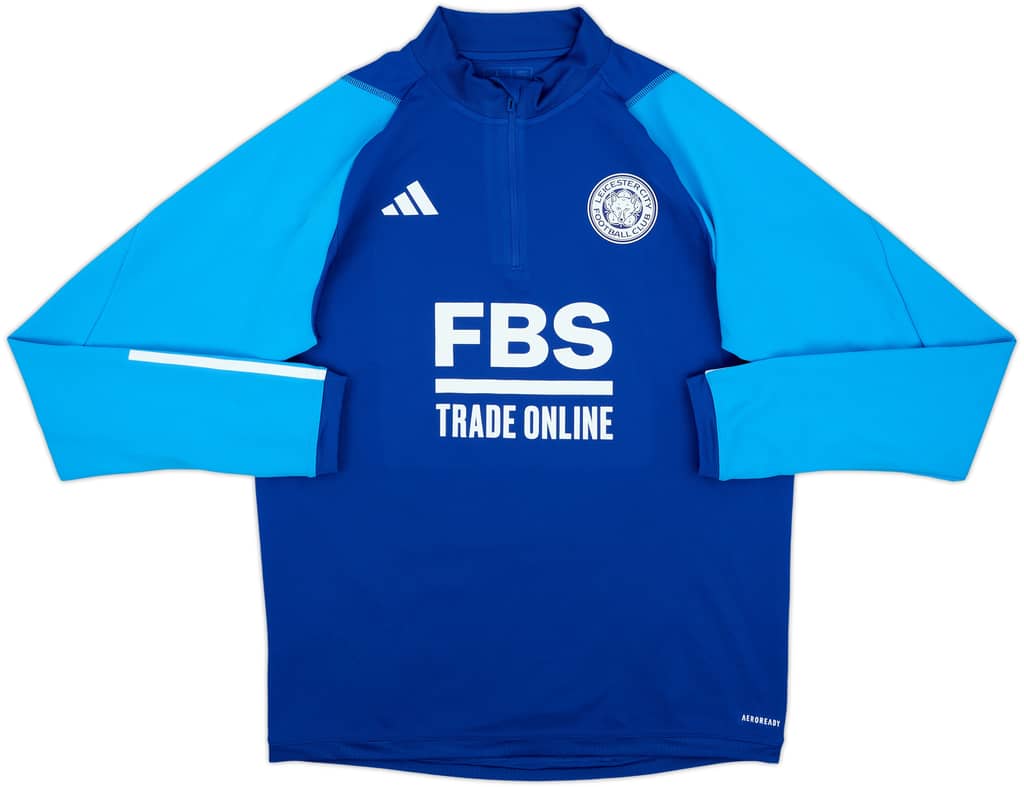 2022-23 Leicester City adidas 1/4 Zip Training Top - 8/10 - (L)