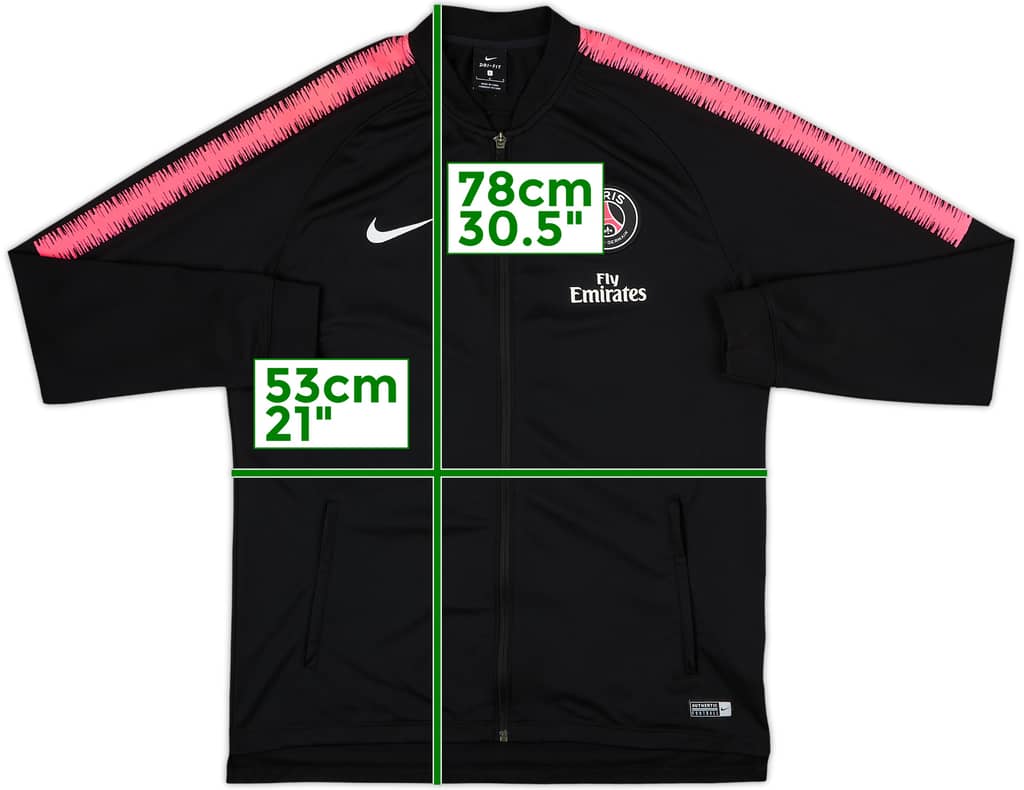 2018-19 Paris Saint-Germain Nike Track Jacket - 8/10 - (L)