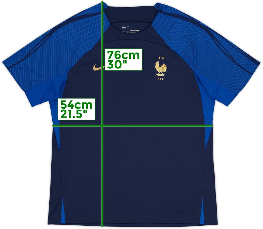 2022-23 France Nike Training Shirt - 10/10 - (XL)