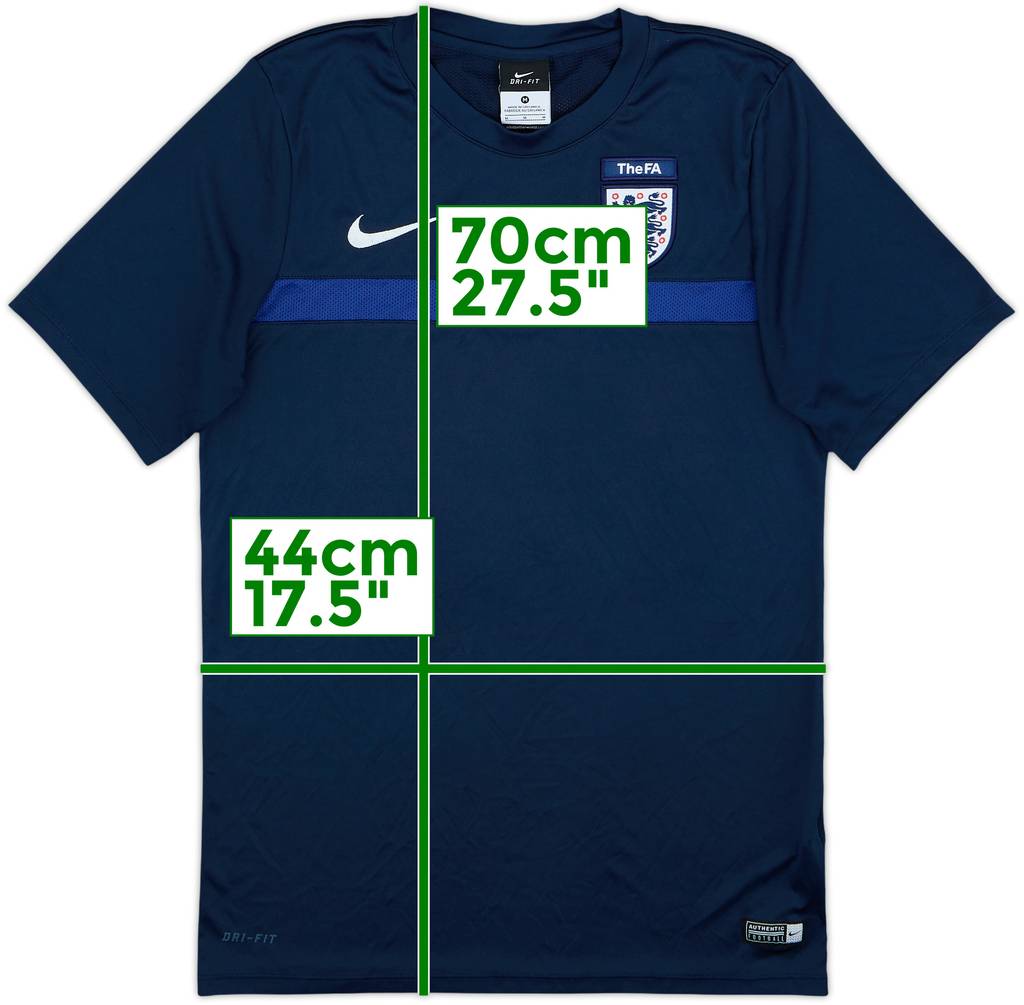 2016-17 England 'The FA' Nike Training Shirt - 8/10 - (M)