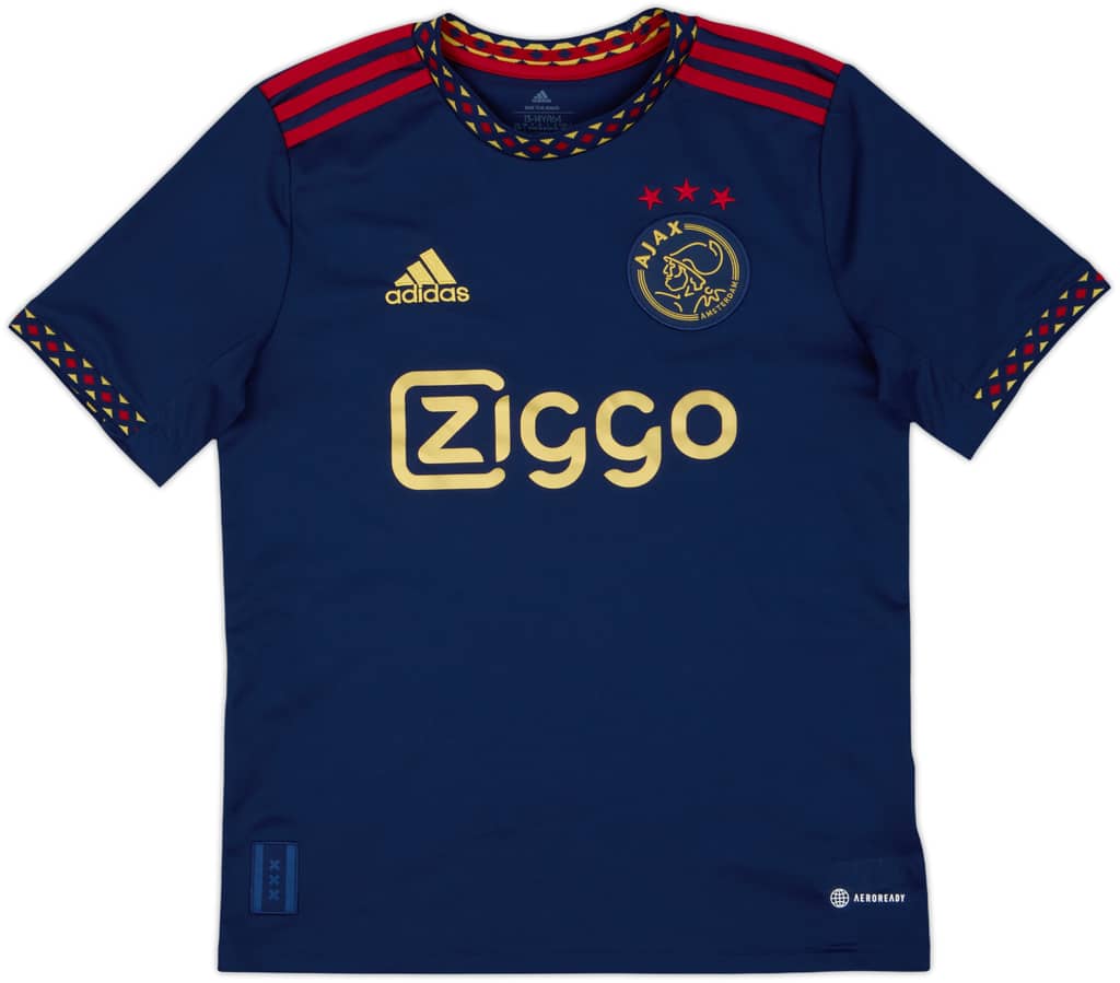 2022-23 Ajax Away Shirt - 8/10 - (L.Boys)