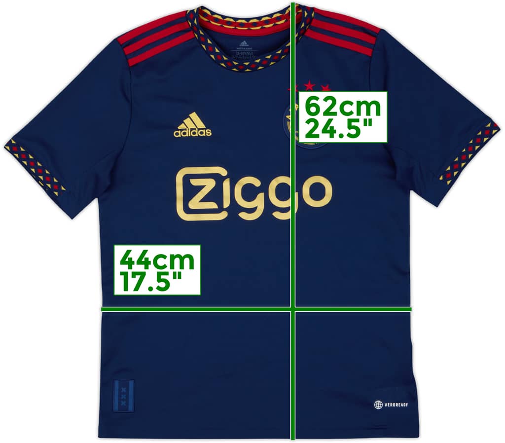2022-23 Ajax Away Shirt - 8/10 - (L.Boys)