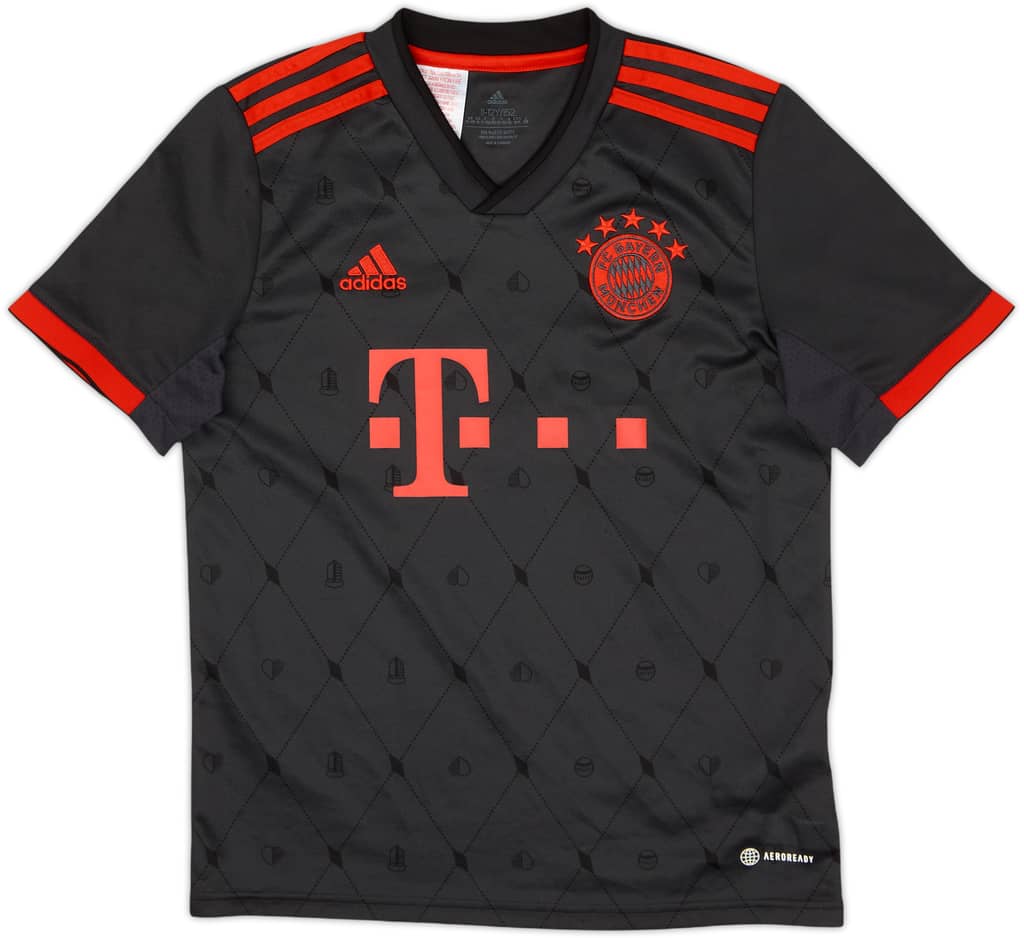 2022-23 Bayern Munich Third Shirt - 10/10 - (M.Boys)