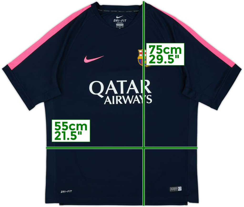 2014-15 Barcelona Nike Training Shirt - 10/10 - (XL)