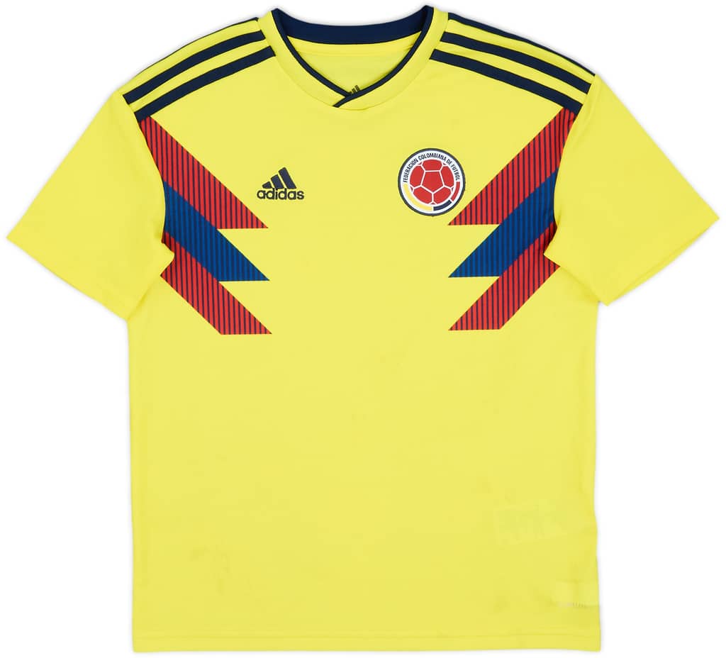 2018-19 Colombia Home Shirt - 6/10 - (M.Boys)