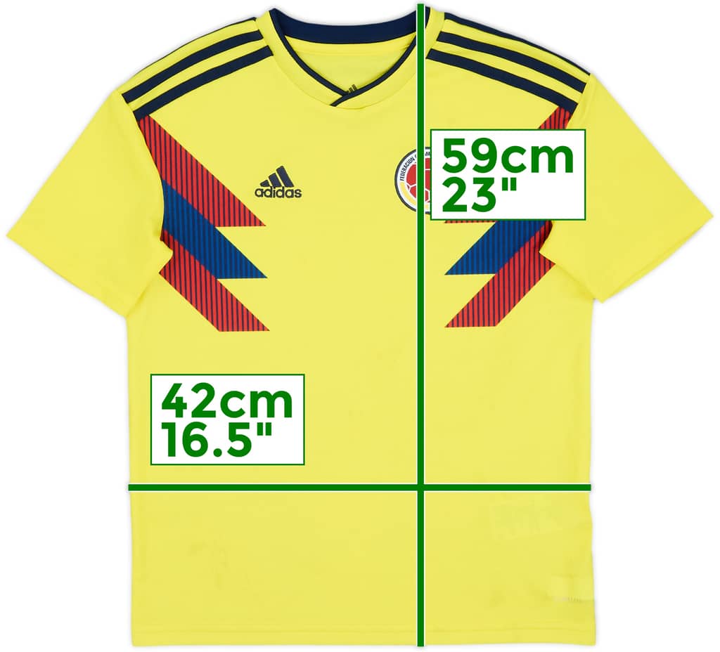 2018-19 Colombia Home Shirt - 6/10 - (M.Boys)