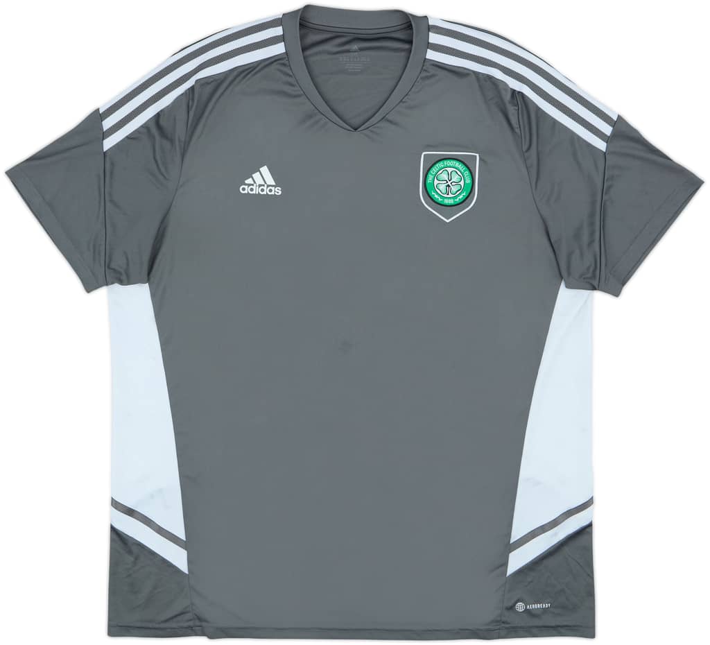 2022-23 Celtic adidas Training Shirt - 9/10 - (XXL)