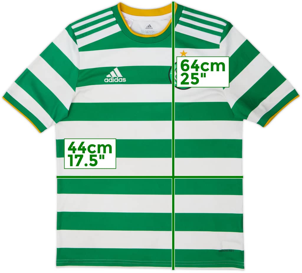 2020-21 Celtic Home Shirt - 7/10 - (L.Boys)
