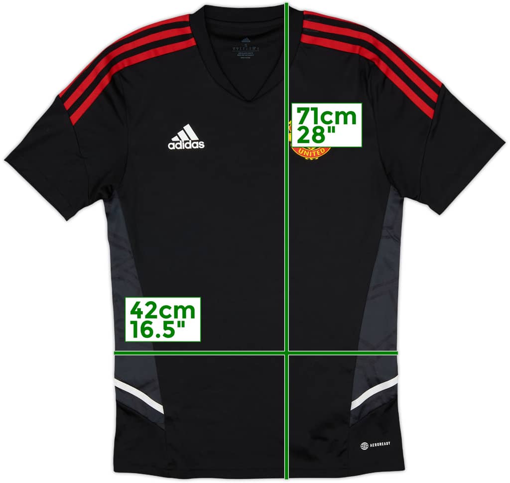 2022-23 Manchester United adidas Training Shirt - 10/10 - (S)