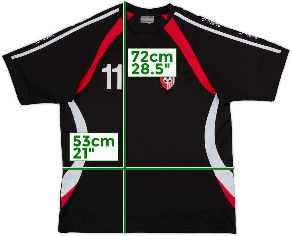 2008-09 Derry City O'Neills Playerr Issue Training Shirt #11 - 8/10 - (M)