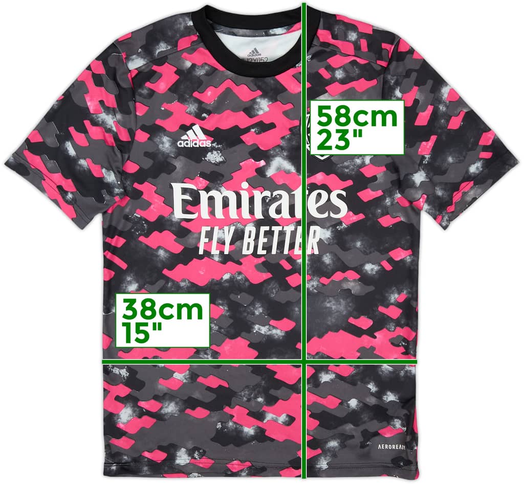 2021-22 Arsenal adidas Training Shirt - 10/10 - (M.Boys)