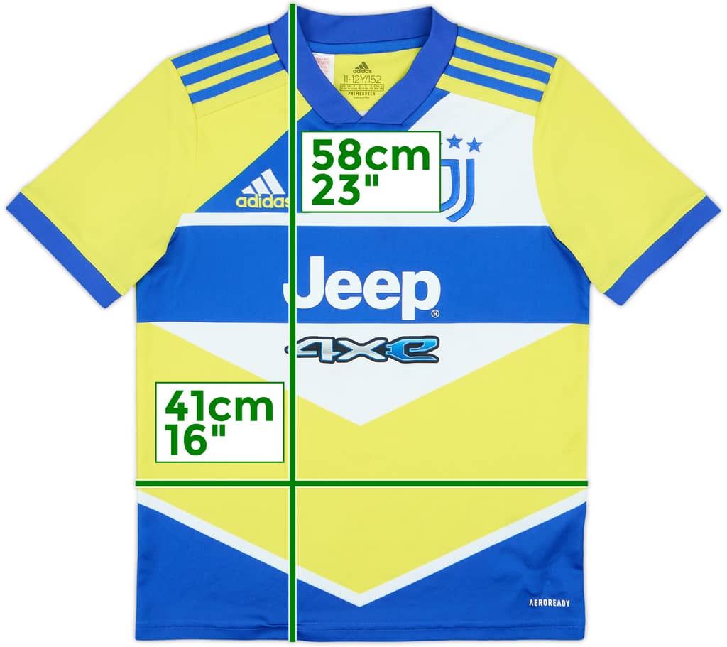 2021-22 Juventus Third Shirt - 8/10 - (M.Boys)