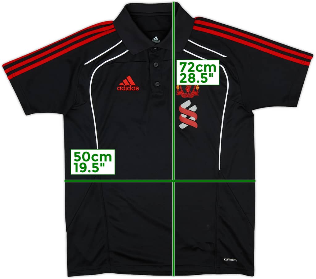 2010-11 Liverpool adidas Polo Shirt - 10/10 - (M)